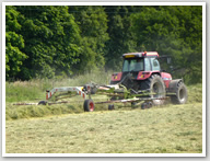 Agricultural Contractors - Raking and Tedding Yorkshire
